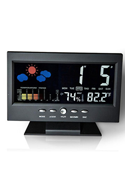 BASHAR Digital Clock with Thermometer and Display model 8082T