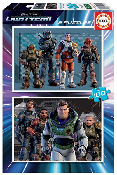 EDUCA Puzzle 2 x 100 pieces Lightyear 19316