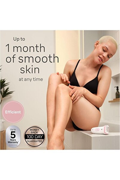 Braun Silk-épil 7 Epilator with Wide Head, Wet & Dry, Lady Shaver & Trimmer Comb, SE7-441 (White/Si