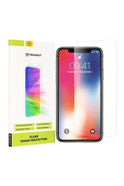 OEM Protector de ecran din sticlă Techsuit Clear Vision pentru Apple iPhone X...
