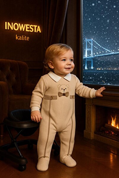 inowesta Erkek Çocuk Üst Kalite Pamuklu Tulum