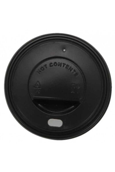 Sofipex Capace plate negre cu orificiu D 80, 100 buc/set - 4 Set