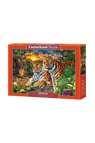 Castorland Puzzle 2000 piese Familia Tigrilor 200825