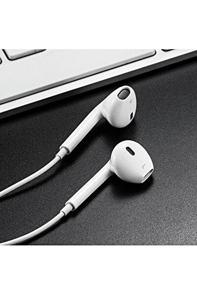 OEM Stereo Wired Headphones with 3.5mm Jack and Microphone, 1.2 m, M618, White