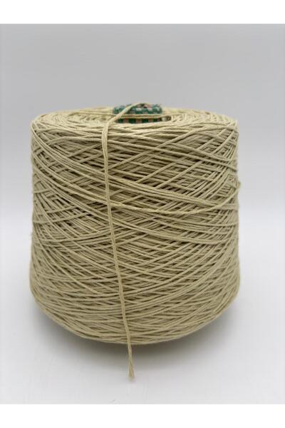 kumasfabrik (1 kg) Cotton Hand Knitting Yarn/Motif Yarn/Cotton Yarn/Bag Yarn/Punch Yarn/Amigurumi-Olive Green