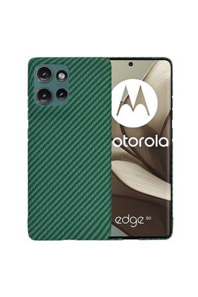 Juls Husă Techsuit din policarbonat pentru Motorola Edge 50 / S38 - Verde