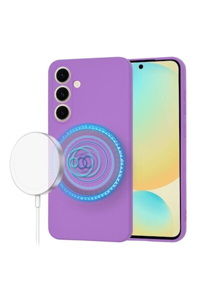 Jul Et Mad Husă textilă (pânză) pentru Samsung Galaxy S24 FE / S42 - Violet