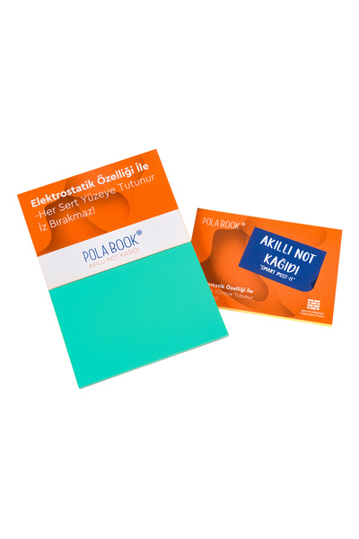 POLABOOK Electrostatic Turquoise Smart Note Paper 7X10Cm - 50 Sheets