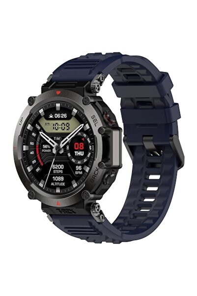 Juls Curea de ceas Techsuit W067 pentru Amazfit T-Rex Ultra (R42) - Poliuretan, Albastru marin