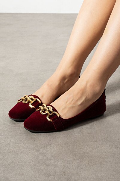 FUGA MODA Ruva Bordo Gold Buckled Velvet Textured Elegant Engagement Dowry Bag Guest House Bag