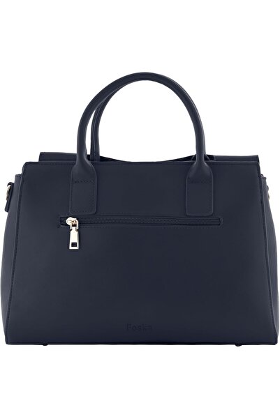 FOSKA Crossbody Bag for Women - High-Grade PU Leather, Adjustable Strap Dark Blue