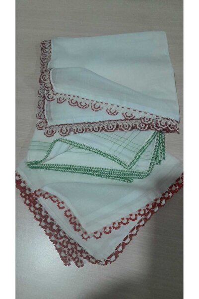 Papatyam 1 Piece of 90*90cm Cotton, 2 Pieces of 80*80 Beaded Handcrafted Crochet Writing//Crochet Embroidered Yemeni/Handcrafted Dowry