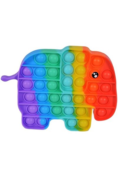 Juls Pop It Now and Flip It - Jucărie Fidget din silicon cu elefant mic (curc...