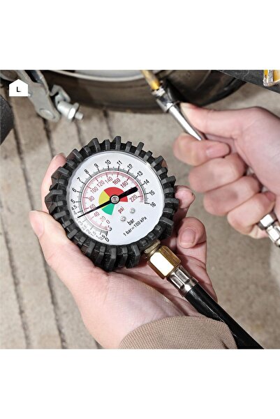 Generic High-precision car tire pressure gauge from 0 to 220
