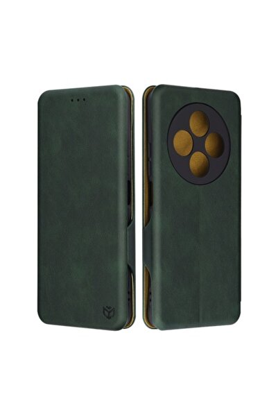 Juls Husă pentru Xiaomi Redmi 14C / Poco C75, Y24, piele, verde