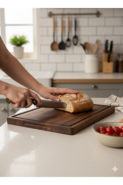 Home لوح تقديم وتقطيع خشبي من خشب الإيروكو، عالي الجودة، فاخر، متين، مضمون 34×23