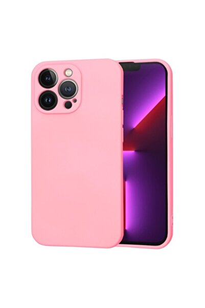 Techsuit Carcasă SoftFlex Canvas roz cretă pentru iPhone 13 Pro