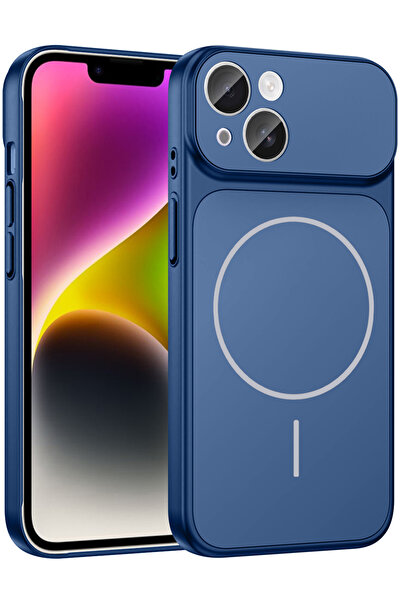 Nezih Case Apple iPhone 13 / 14 Uyumlu Kamera Korumalı Magsafe Sarj Destekli ...