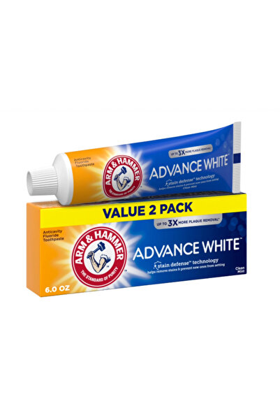 Arm معجون أسنان هامر أدفانسد وايت فاليو عبوة مزدوجة 2 × 170 جرام