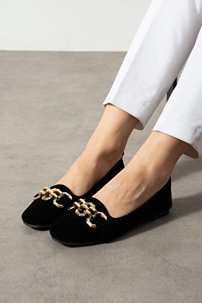 FUGA MODA Ruva Black Gold Buckle Velvet Textured Elegant Engagement Dowry Bag Guest House Bag