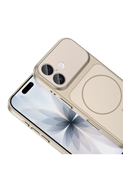 Nezih Case Apple iPhone 17 Uyumlu Kamera Korumalı Magsafe Sarj Destekli Sert Pc Kılıf