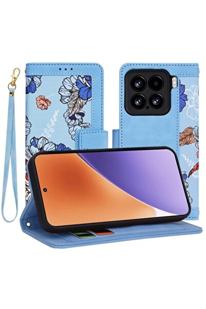 Soho Mobile Husă pentru Xiaomi 15, I66, piele sintetică, albastru vibrant