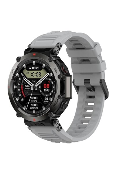 Techsuit Curea de ceas W067 pentru Amazfit T-Rex Ultra / R36 - Poliuretan, Gri
