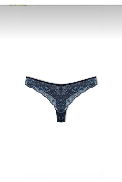 YOYYO Women's 2-Piece Thong with Cotton Back Model Women's Underwear Panties, Thong