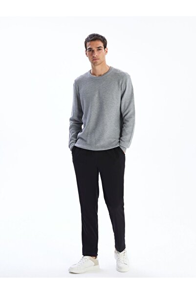 LC Waikiki LCW Vision Велосипедна комір картата чоловіча трикотажна кофта