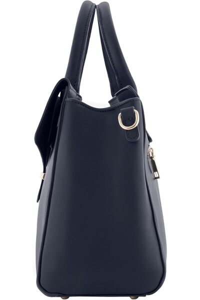 FOSKA Crossbody Bag for Women - High-Grade PU Leather, Adjustable Strap Dark Blue