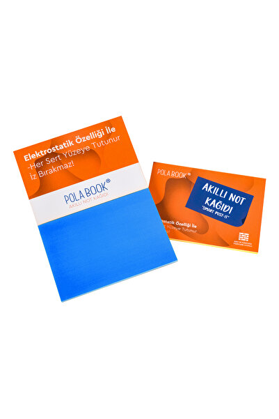 POLABOOK Electrostatic Blue Smart Note Paper 7X10Cm - 50 Sheets