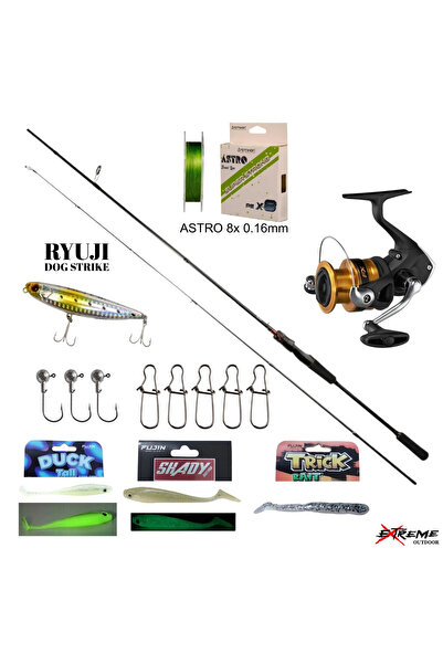 Set Shimano Fx 4000 Ryuji Luna II 270 cm 4-35 Gr Spin Olta Seti