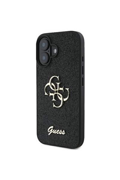Guess Phone Case for iPhone 16 Y17 – Polyurethane, Black