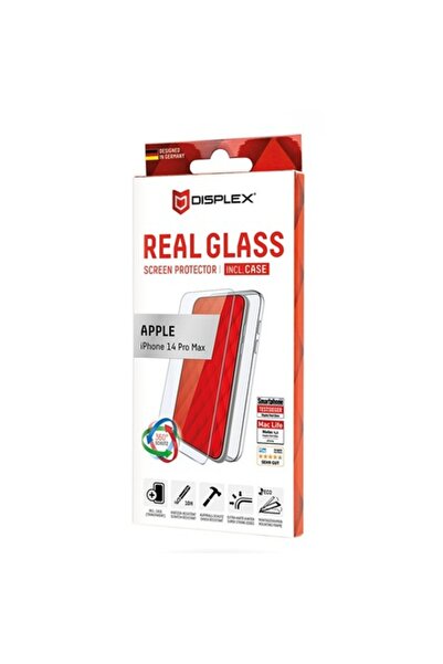 Displex Sticlă reală + carcasă de protecție pentru ecran pentru iPhone 14 Pro...