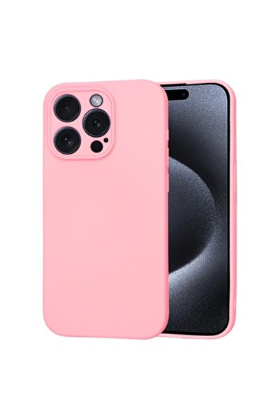 Techsuit Carcasă pentru iPhone 15 Pro, SoftFlex, roz cretă