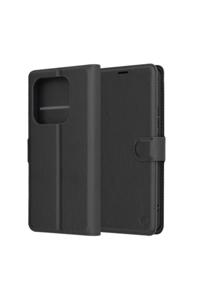 Soho Mobile Husă pentru Xiaomi Redmi Note 14 5G H45, piele ecologică, neagră