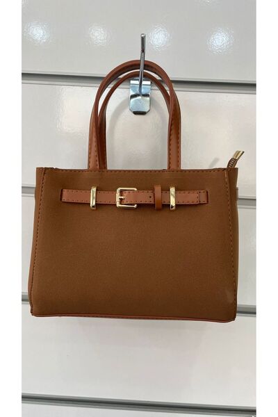 BLACK Kemer Detaylı Süet Çapraz Çanta