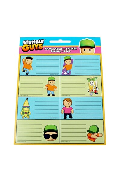 Stumble Guys Set de 4 etichete școlare