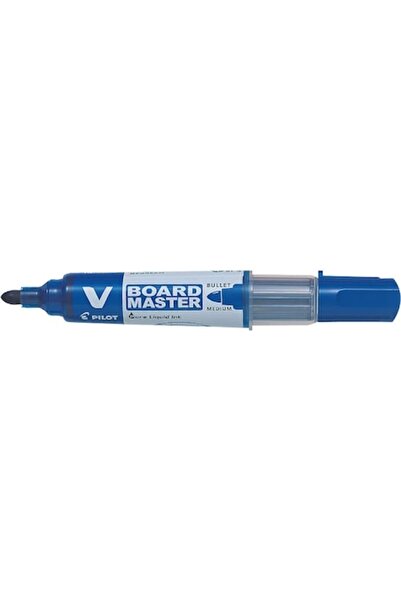 Pilot Marker Vboard Master pentru tablă albă, vârf rotund de 2,3 mm, albastru