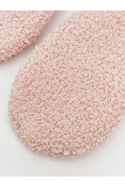 LC Waikiki LCW Kids Pembe Kaydırmaz Tabanlı Kız Çocuk Ev Çorabı