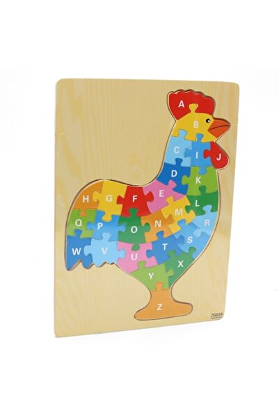 ALİBEİBEİ Puzzle din lemn Cocos 26 piese