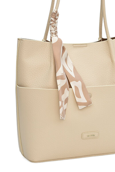 ELATAE Γυναικεία τσάντα ώμου Elaris ELA01996 με σάλι Charm'lı Tote