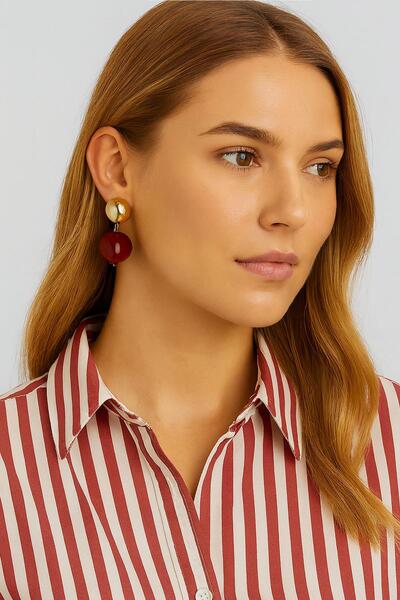 New Obsessions Carmen Top Boncuk Sallantılı Küpe