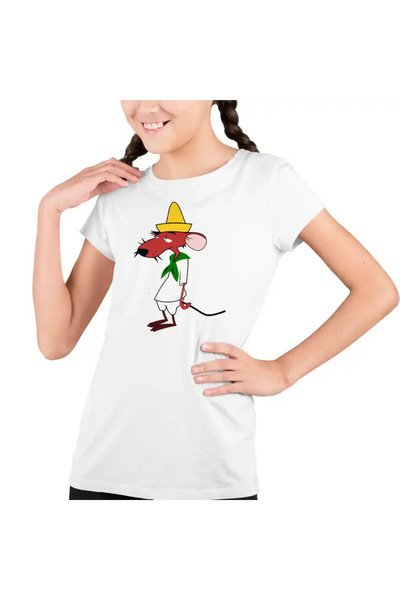 OEM Tricou Copii Fete Rodriguez Slowpoke Speedy Gonzales