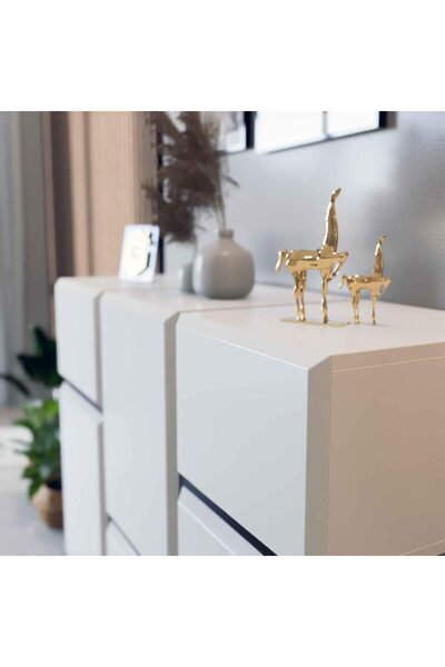 Stylish Home Modern black and white buffet or entrance console - MD14