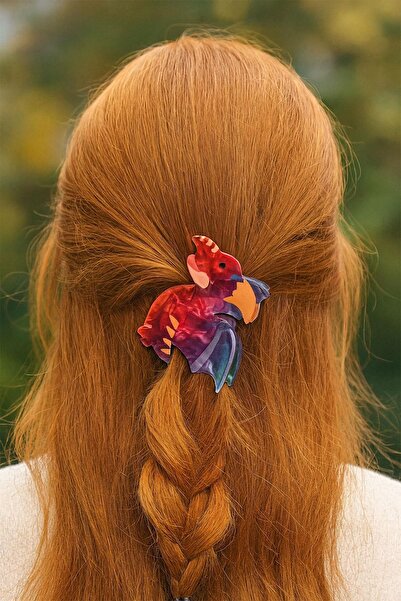 New Obsessions Luxury Acetate Clasp with Cute Dinosaur Figure