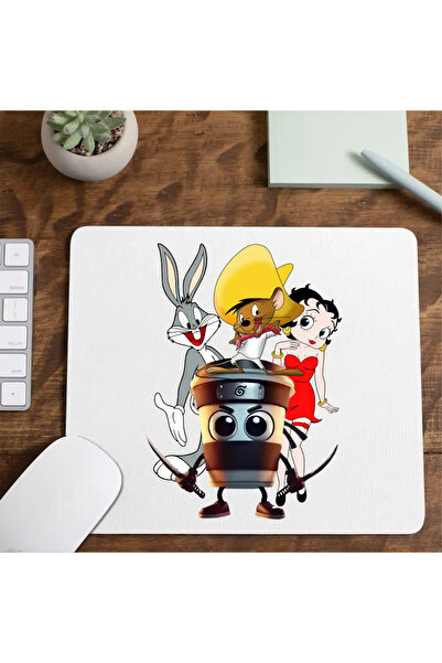 OEM Mousepad Speedy Gonzales Capucino Asasino Bugs Bunny Betty Boop