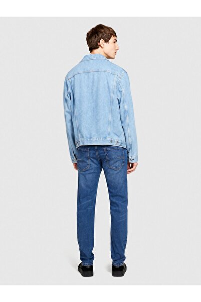 Sisley Men's Stockholm Slim Fit Stretch Denim Trousers 323A4Mqbse00C-Sis901