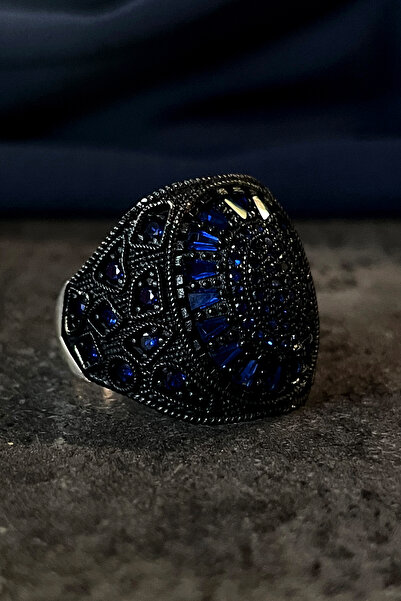 goldberia Cesaret Sembolü Özel Tasarım Gümüş Erkek Yüzüğü BERIA