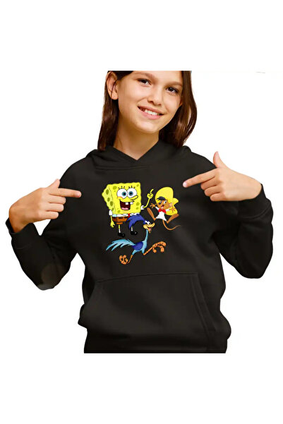 OEM Παιδική Φούτερ με Κουκούλα Speedy Gonzales SpongeBob Road Runner για Κορί...